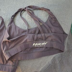 NIB Peachy Sports Bra